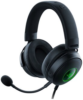 Компьютерная гарнитура Razer Kraken V3 HyperSense, черный — купить в интернет-магазине по низкой цене на Яндекс Маркете