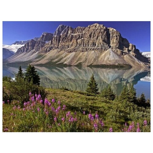 Постер на холсте Озеро в национальном парке в Канаде (Lake National Park in Canada) №2 53см. x 40см.
