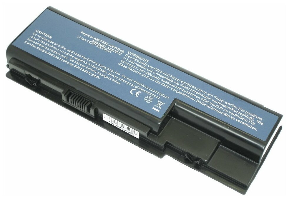 Аккумуляторная батарея для ноутбука Acer Aspire 5520 5920 6920G 7520 148V 5200mAh OEM черная