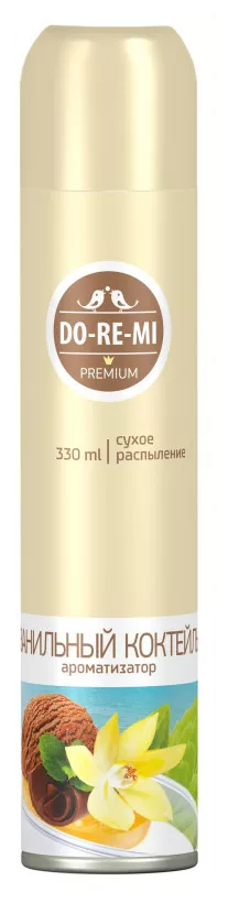 ДО-РЕ-МИ Аэрозоль Ванильный коктейль 330 мл