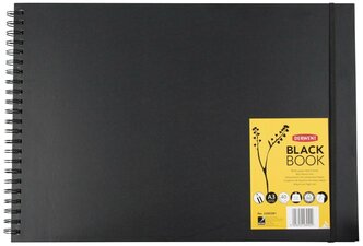Бумага для графики Derwent Блокнот с чёрной бумагой Derwemt Black Book 40 листов A3
