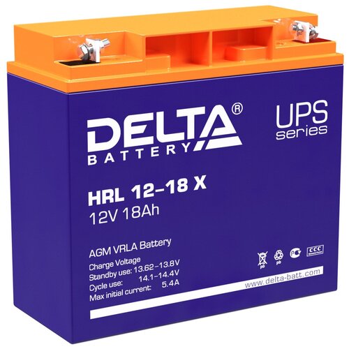 Аккумуляторная батарея DELTA HRL 12-18 X