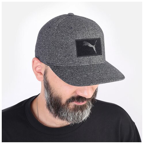 фото Бейсболка puma custom patch 110 размер adult, серый