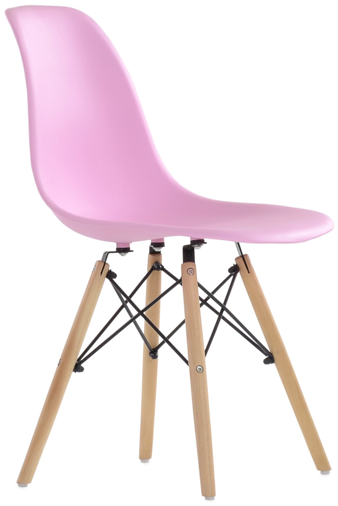Стул Barneo N-12 WoodMold розовый, Eames style