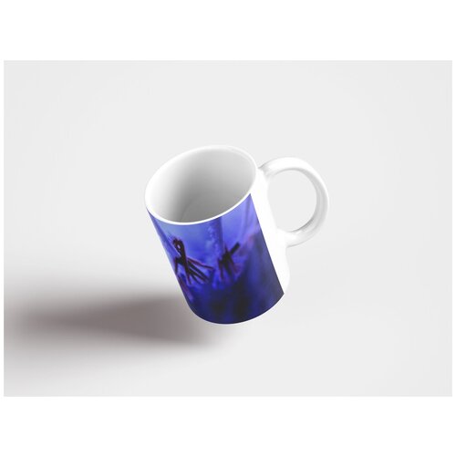 фото Кружка "колышки, зима, мороз 320 мл. белая lotsprints