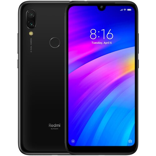 Смартфон Xiaomi Redmi 7 4/64 ГБ Global, 2 SIM, черный