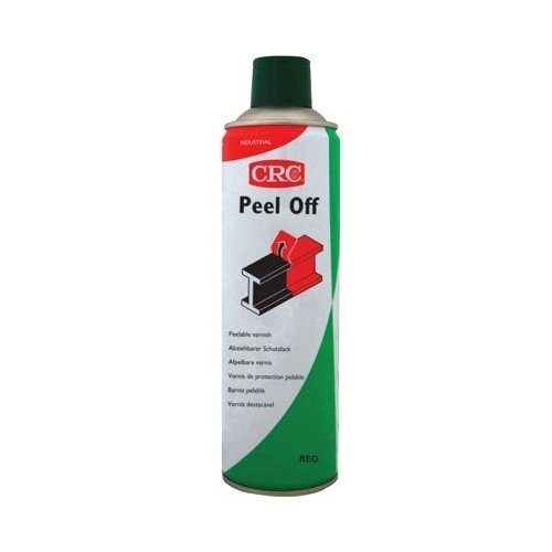 CRC PEEL OFF RED 500 ML Легкосъёмный защитный антикоррозийный лак красный 20240