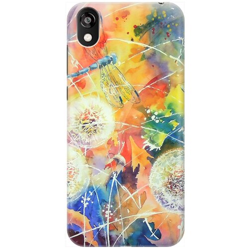 фото Ультратонкий силиконовый чехол-накладка для huawei y5 (2019) / honor 8s с принтом "одуванчики" gosso