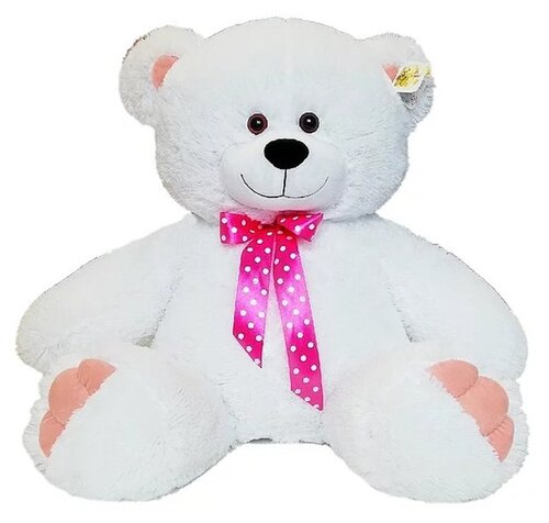 Мягкая игрушка Медведь Патрик, 40 см, белый
