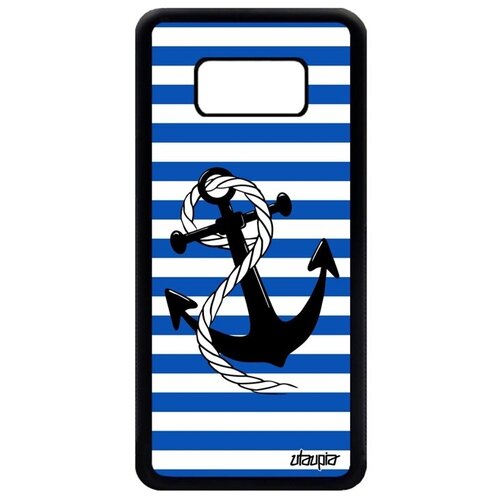 фото Необычный чехол на телефон // galaxy s8 // "якорь" море подводник, utaupia, синий
