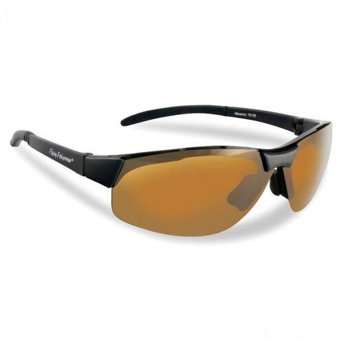 фото Очки flying fisherman 7812ba maverick, matte black, amber