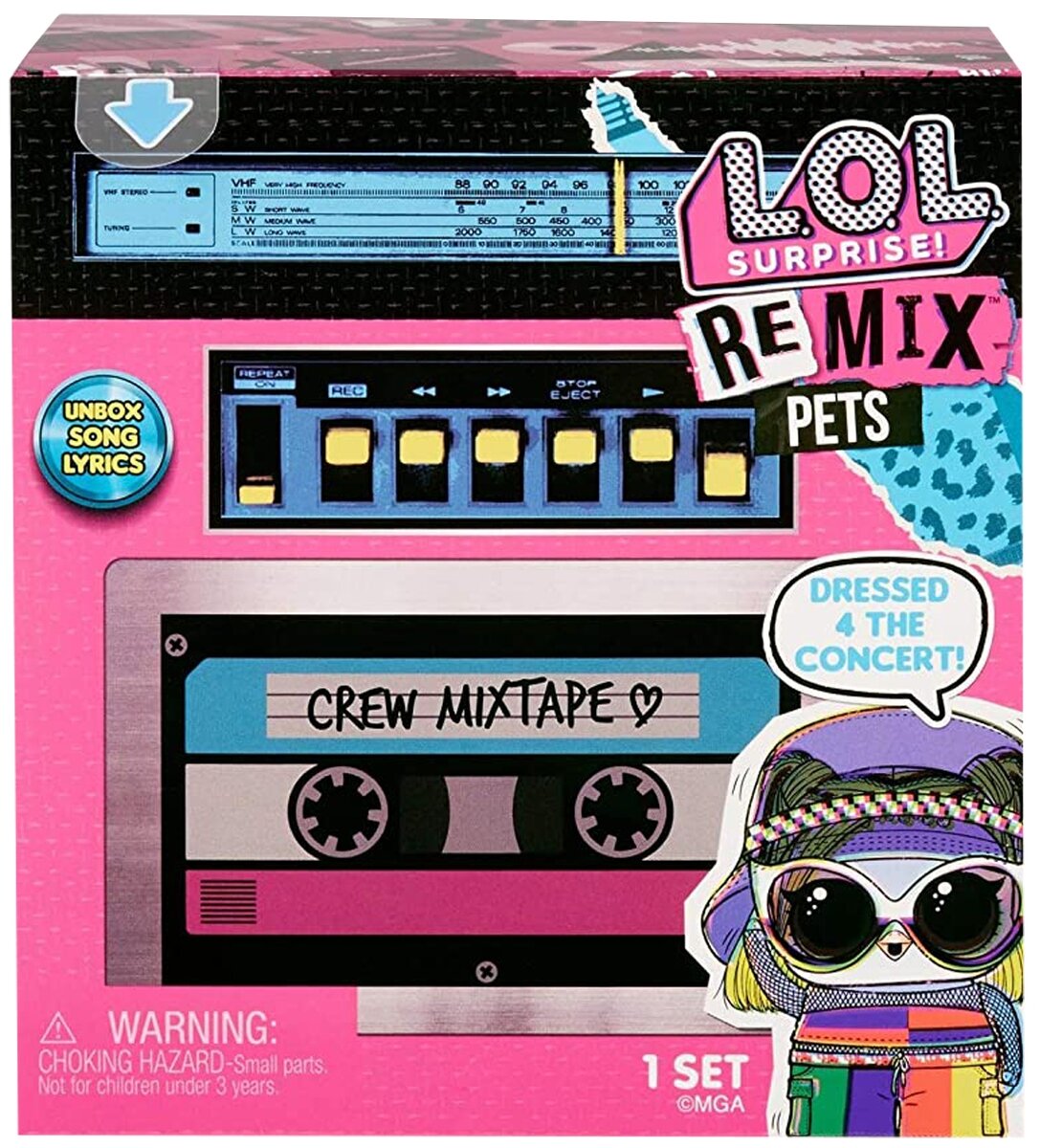 Стоит ли покупать Игровой набор L.O.L. Surprise Remix Pets 567080? Отзывы на Яндекс.Маркете