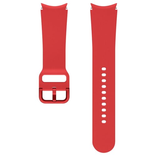 Ремешок Samsung Sport Band для Galaxy Watch4, Watch3, 20 мм, M/L, красный (ET-SFR87LREGRU)