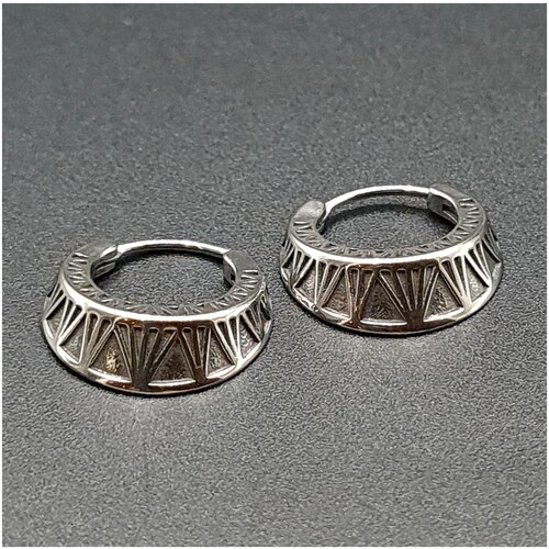 фото Серьги кольца "славянка" серьги конго круглые бижутерия сережки маленькие starfallshop