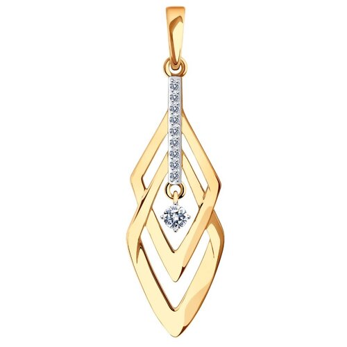 фото Sokolov подвеска из золота с фианитами 036089