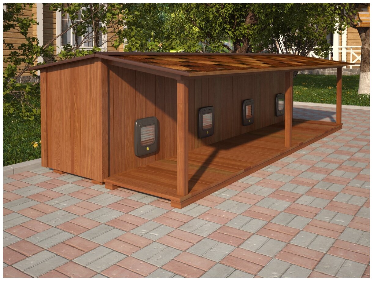 Дом для кошек уличный утепленный