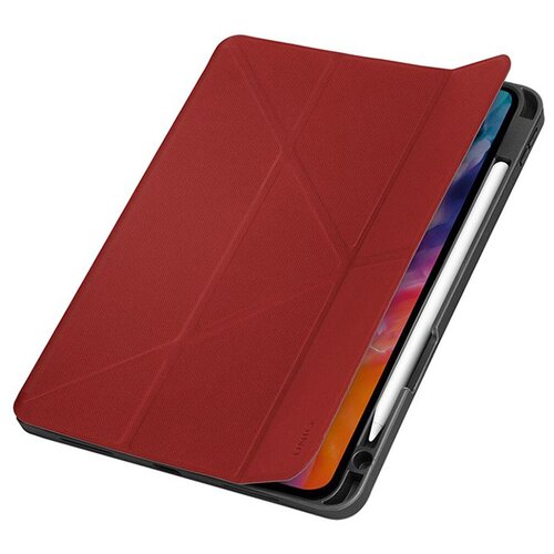 Чехол Uniq Transforma Rigor для iPad Air 10.9 (2020) с отсеком для стилуса красный чехол книжка gurdini для ipad air 2020 10 9 красный