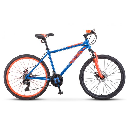 Горный (MTB) велосипед STELS Navigator 500 MD 26 F020 (2021) синий/красный 20 (требует финальной сборки) велосипед stels navigator 645 d v020 синий 26 lu094344 20