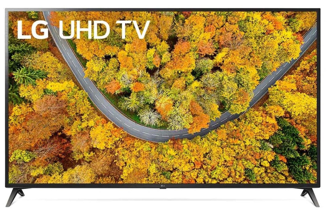 70" Телевизор LG 70UP75006LC 2021 LED, HDR, черный