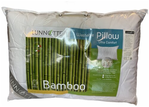 Подушка LUNNOTTE LNBPC50 Бамбуковое волокно, 50x70 см