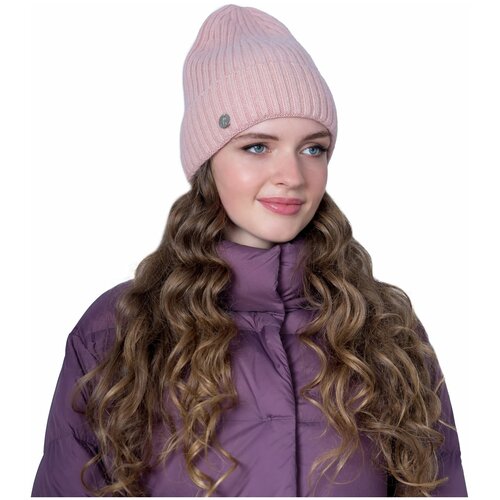 фото Шапка бини landre, размер 56-59, оранжевый