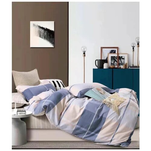 фото Комплект постельного белья boris, b030-2, сатин, 2-спальный, наволочки 2 шт. 70x70