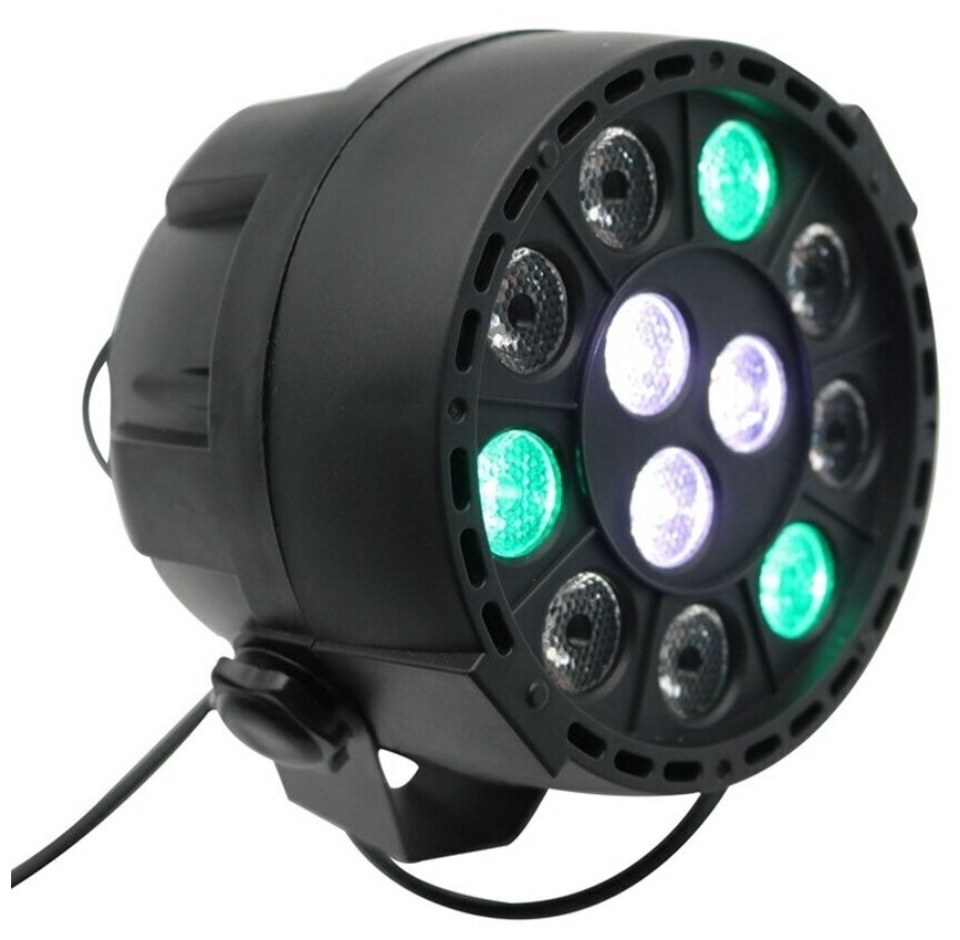 Светомузыка / Светодиодный прожектор Mini PAR LED 312 RGBW IR с пультом