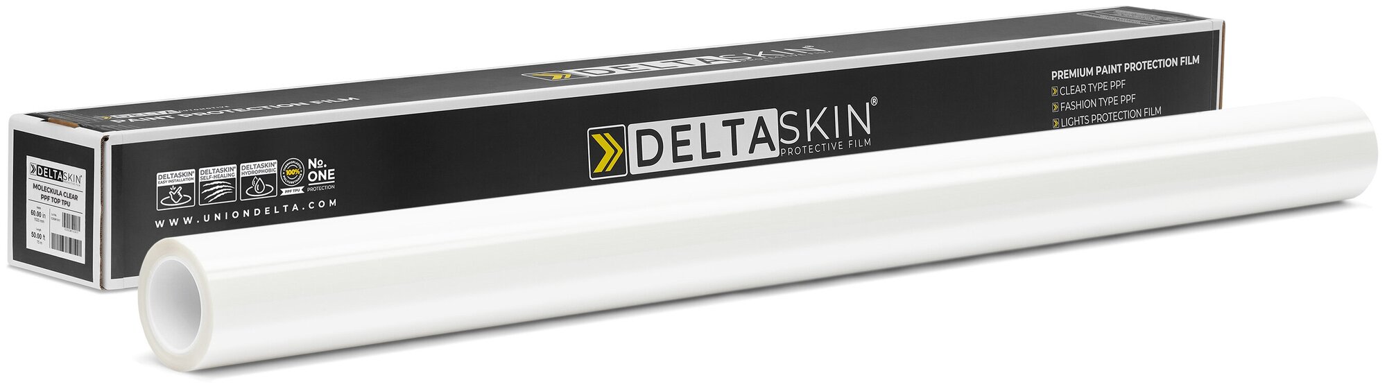 Защитная антигравийная пленка DELTASKIN MOLECKULA CLEAR PPF TOP TPU (0,4x1,52)