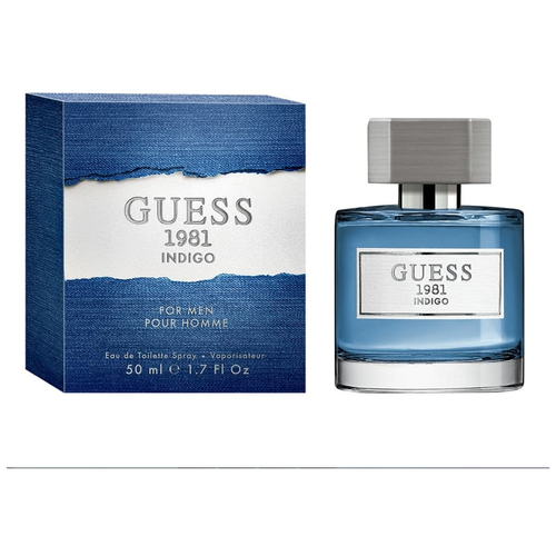 Guess туалетная вода 1981 Indigo for Men, 50 мл silver for men туалетная вода 120мл уценка