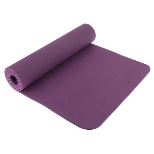 фото Коврик для йоги 183 × 61 × 0,8 см, цвет фиолетовый qwen