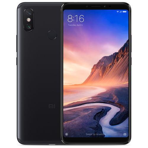 смартфон xiaomi mi 11 lite 5g 6 128 гб global dual nano sim трюфельный черный Смартфон Xiaomi Mi Max 3 6/128 ГБ Global, Dual nano SIM, черный
