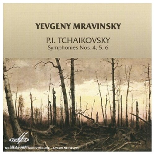 Классика: Петр Ильич Чайковский – Симфонии 4, 5, 6 в исполнении Евгения Мравинского (2 CD)