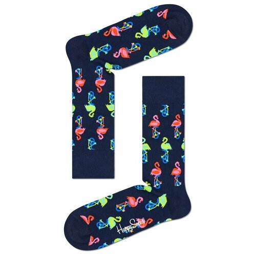 фото Носки унисекс happy socks, 1 пара, классические, размер 29, синий