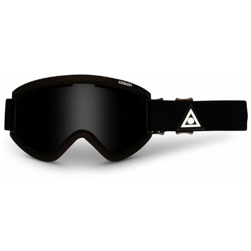 фото Горнолыжная маска ashbury blackbird black triangle (dark smoke lens/yellow spare) 2022