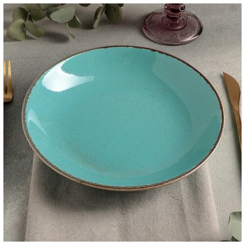 фото Тарелка глубокая turquoise, d=21 см, 500 мл, цвет бирюзовый porland