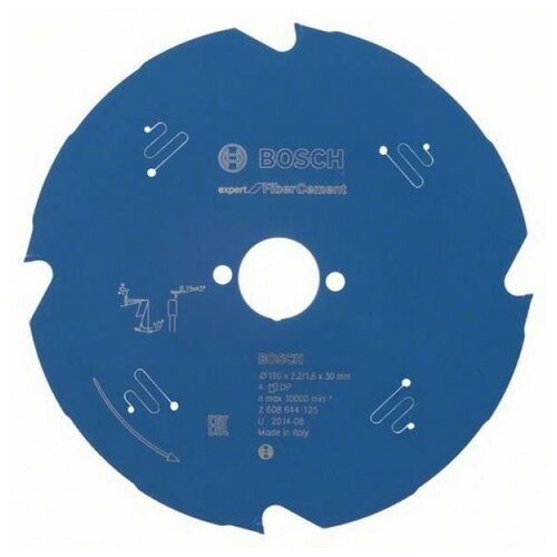 фото Пильный диск bosch expert for fiber cement 190х30х2,2/1,6мм(4зуб) (2608644125)