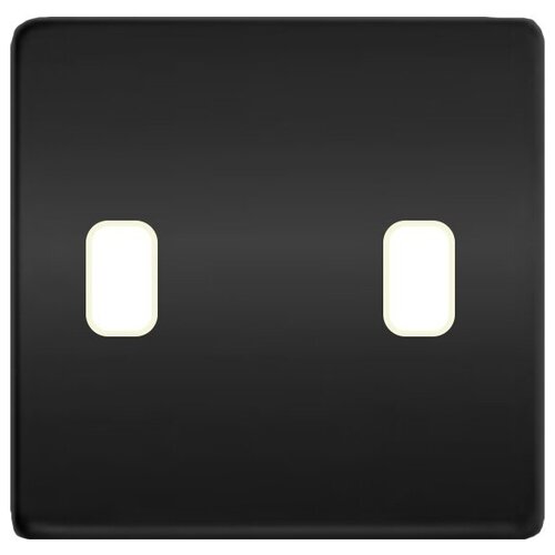 FEDE MARCO Монтаж. плата для выключателя тумблерного типа с2 коннекторами, цвет black matt+black