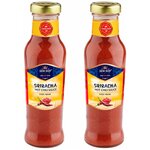 Соус Чили SRIRACHA шрирача Sen Soy Premium в стеклянной бутылке 2 шт по 320 гр - изображение