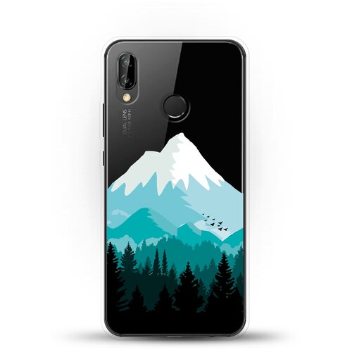 фото Силиконовый чехол снежные горы на huawei nova 3e andy & paul