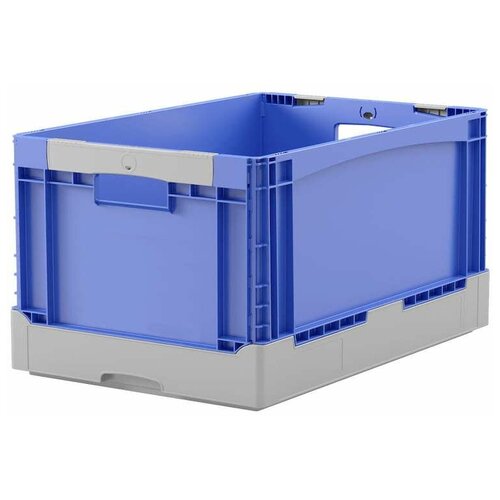 Ящик для хранения BITO 62 л / Контейнер для хранения / Пластиковый короб / Ящик для склада и доставки/Складной ящик