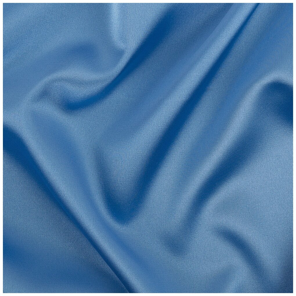 Ткань блузочная "Poly satin" арт: PSS-001 цвет: №05 голубой (45х45 см)