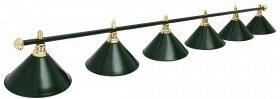 Лампа Fortuna Billiard Equipment Allgreen Luxe 6 плафонов