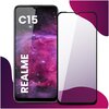 Противоударное защитное стекло для смартфона Realme C15 / Реалми Ц15 - изображение