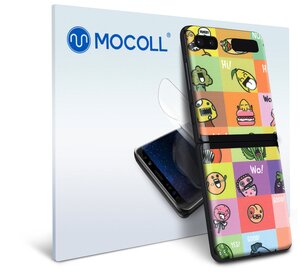 Фото Пленка защитная MOCOLL для задней панели Samsung Galaxy Z Flip Рисунок овощи