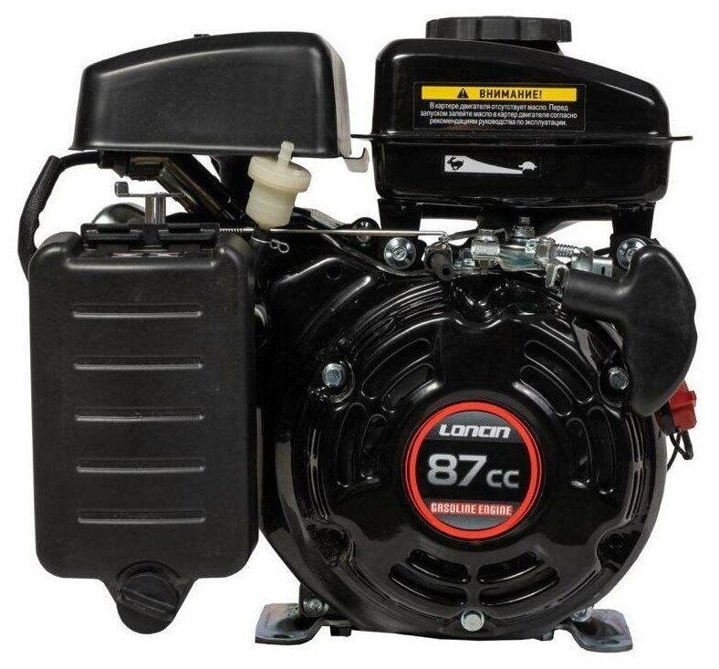 Двигатель бензиновый Loncin LC154F-1 (M type) D16 (2.5л. с, 87куб. см, вал 16мм, ручной старт)