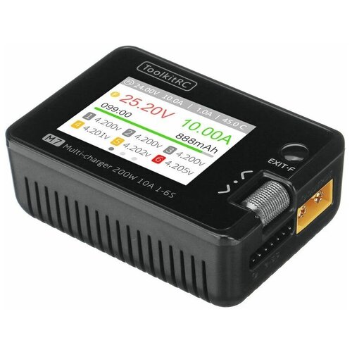 Зарядное устройство ToolkitRC M7 DC универсальная (7-28В/12A, C: 200Вт)
