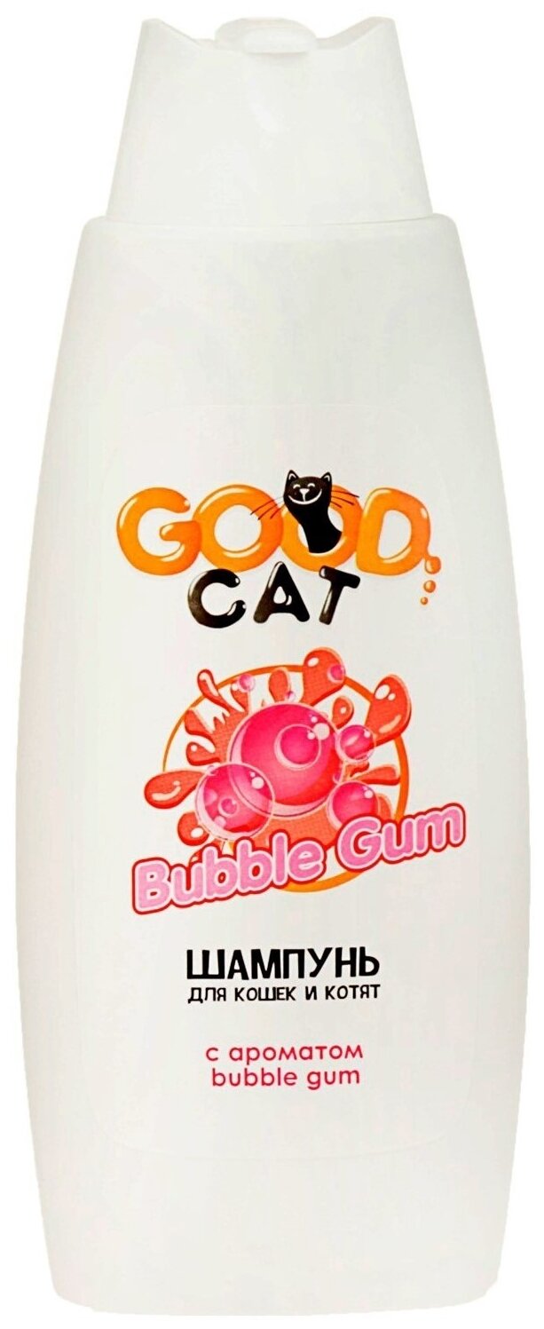 GOOD Cat Шампунь для Кошек и Котят с ароматом Bubble Gum 250 мл - фотография № 3