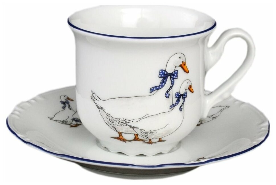 фото Кофейная пара 120 мл 1 шт Thun "Констанция /Гуси" / 108673