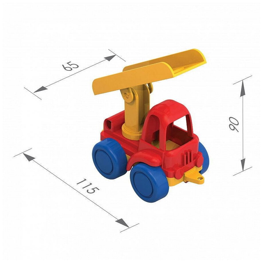 Игрушка Нордпласт Пожарная машина Нордик - фото №3