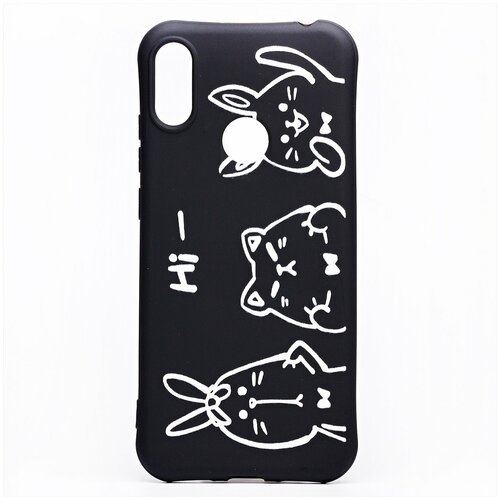 фото Чехол-накладка sc203 для huawei y6 2019 (012) (рисунок) без бренда